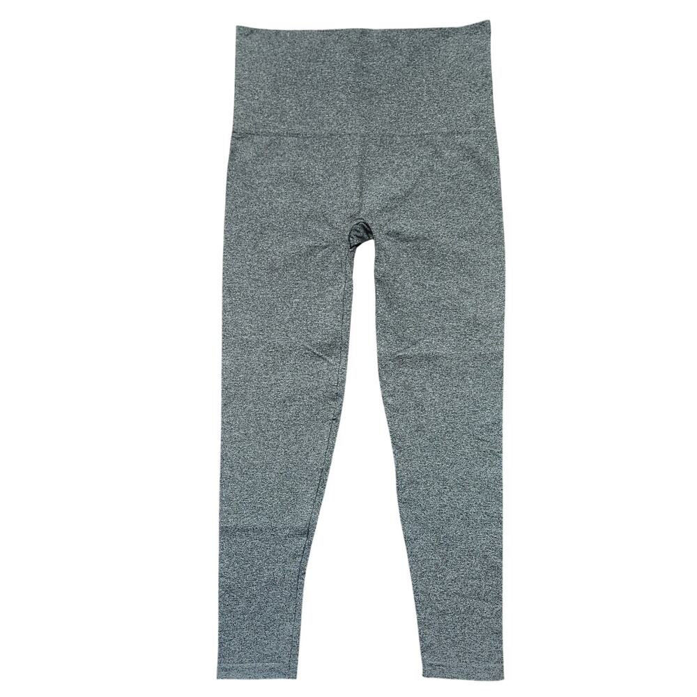 Spanx Look At Me Now Seamless Heather Charcoal Leggings Size 2X